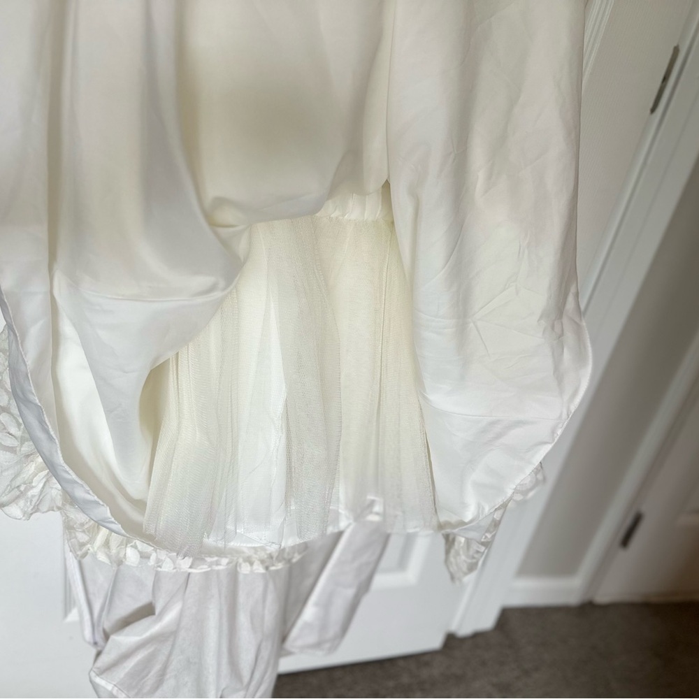 Galina Mermaid Wedding Dress 6P NWT Style 7WG3381 Lace Detail - Picture 12 of 14